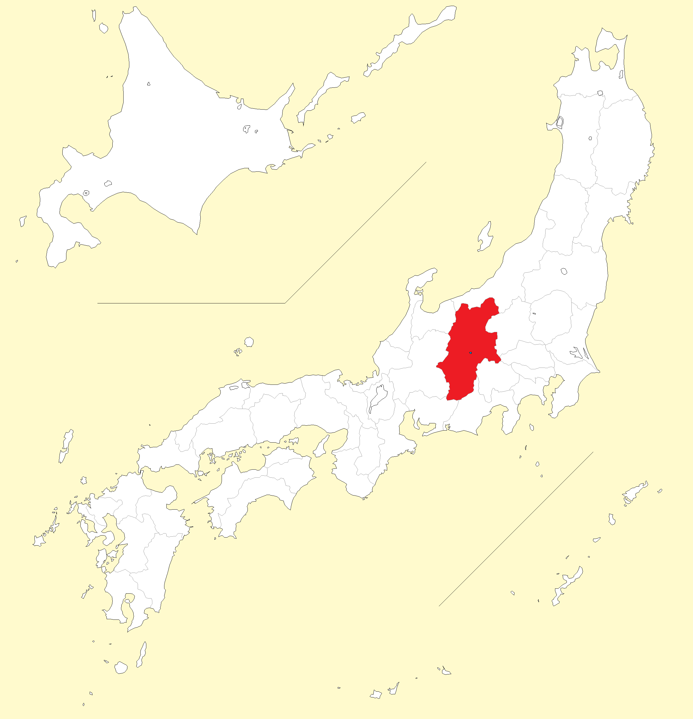 ツマキナカジロナミシャク分布